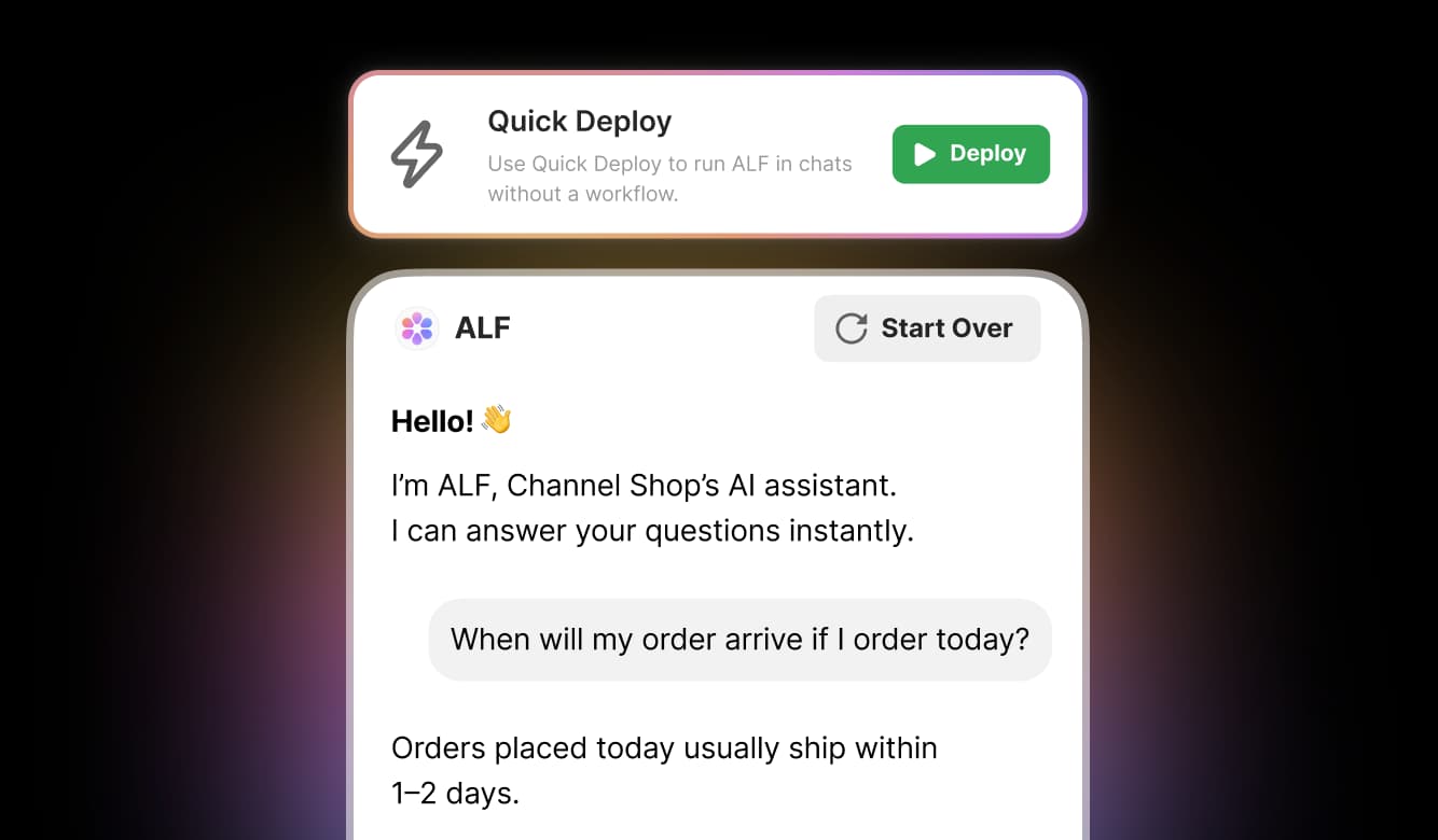 ALF Settings Deploy